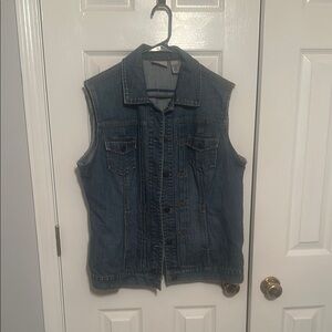 Chico's Blue Denim Vest